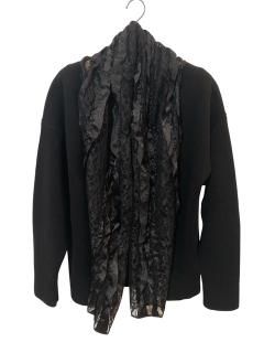 NICCOLO PASQUALETTI(25FW)CENTRINO CARDIGAN /BLACK