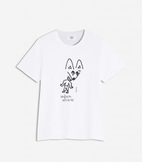 <img class='new_mark_img1' src='https://img.shop-pro.jp/img/new/icons14.gif' style='border:none;display:inline;margin:0px;padding:0px;width:auto;' />MAISON KITSUNE    PARTY FOX REGULAR TEESHIRTBLACK