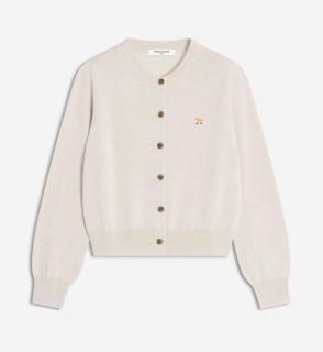 <img class='new_mark_img1' src='https://img.shop-pro.jp/img/new/icons14.gif' style='border:none;display:inline;margin:0px;padding:0px;width:auto;' />MAISON KITSUNE   BABY FOX MERINO REGULAR CARDIGANLIGHT BEIGE MELANGE
