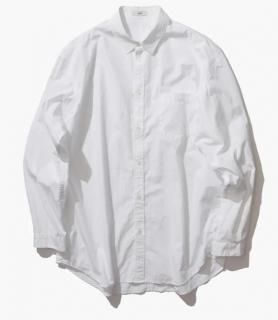 <img class='new_mark_img1' src='https://img.shop-pro.jp/img/new/icons14.gif' style='border:none;display:inline;margin:0px;padding:0px;width:auto;' />ATON(25FW)SUVIN BROAD WASHED SHIRT WHITE
