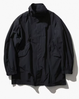 <img class='new_mark_img1' src='https://img.shop-pro.jp/img/new/icons14.gif' style='border:none;display:inline;margin:0px;padding:0px;width:auto;' />ATON(25FW)  AIR WEATHER  SHORT MODS COAT / BLACK