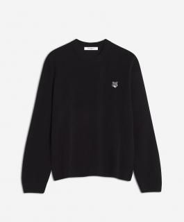 <img class='new_mark_img1' src='https://img.shop-pro.jp/img/new/icons14.gif' style='border:none;display:inline;margin:0px;padding:0px;width:auto;' /> MAISON KITSUNE    FOX HEAD LAMBSWOOL COMFORT JUMPERBLACK
