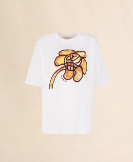 <img class='new_mark_img1' src='https://img.shop-pro.jp/img/new/icons14.gif' style='border:none;display:inline;margin:0px;padding:0px;width:auto;' />MARNI25FWTSHIRT DAISY PRINT LILY WHITE/PINK
