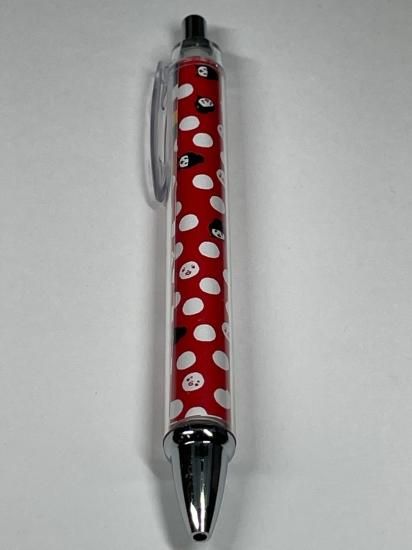 ボールペン 赤水玉柄 - 神在之里本舗