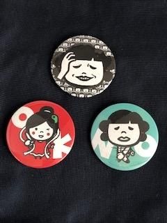 KOJIKIシリーズ 缶バッジ(大)（どうもすいませ～んヤソガミ・OK