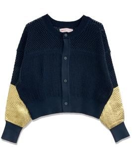 <img class='new_mark_img1' src='https://img.shop-pro.jp/img/new/icons61.gif' style='border:none;display:inline;margin:0px;padding:0px;width:auto;' />ONLINE STORE PRINT BULKY MESH CARDIGAN / ץȥХ륭å奫ǥ