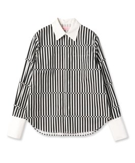 <img class='new_mark_img1' src='https://img.shop-pro.jp/img/new/icons61.gif' style='border:none;display:inline;margin:0px;padding:0px;width:auto;' />CHECKER STRIPE SHIRT / チェッカーストライプシャツ