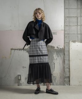 COLOR CHECK SKIRT / カラーチェックスカート