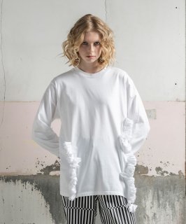 <img class='new_mark_img1' src='https://img.shop-pro.jp/img/new/icons55.gif' style='border:none;display:inline;margin:0px;padding:0px;width:auto;' />LONGSLEEVE FRILL T-SHIRT / 󥰥꡼֥եT