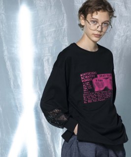 <img class='new_mark_img1' src='https://img.shop-pro.jp/img/new/icons61.gif' style='border:none;display:inline;margin:0px;padding:0px;width:auto;' />X-RAY VISION LACE T-SHIRT / X-RAY  졼 T