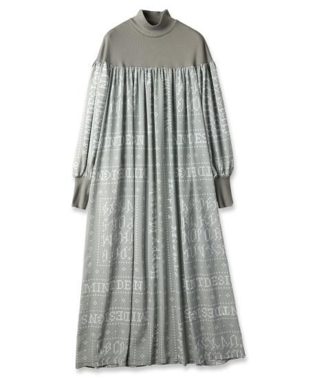 Mosaic Tile Rib Dress - [公式]ミントデザインズ通販サイト