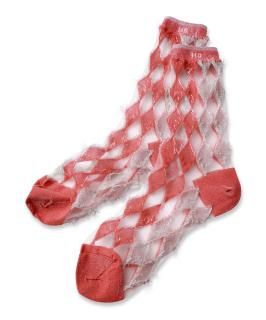 Diamond Check Socks