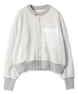 <img class='new_mark_img1' src='https://img.shop-pro.jp/img/new/icons61.gif' style='border:none;display:inline;margin:0px;padding:0px;width:auto;' />Tulle Layered Blouson