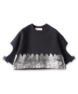 <img class='new_mark_img1' src='https://img.shop-pro.jp/img/new/icons61.gif' style='border:none;display:inline;margin:0px;padding:0px;width:auto;' />Herringbone Foil Sweat