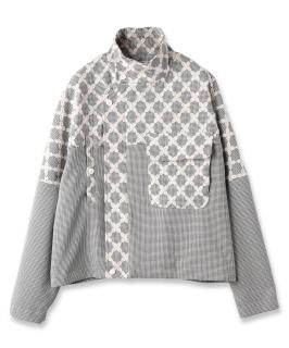 <img class='new_mark_img1' src='https://img.shop-pro.jp/img/new/icons61.gif' style='border:none;display:inline;margin:0px;padding:0px;width:auto;' />Mix Check Short Coat