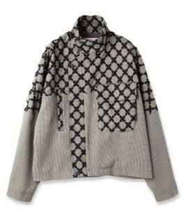 <img class='new_mark_img1' src='https://img.shop-pro.jp/img/new/icons61.gif' style='border:none;display:inline;margin:0px;padding:0px;width:auto;' />Mix Check Short Coat