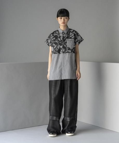Pre Order】Flower Check Shirt - [公式]ミントデザインズ通販
