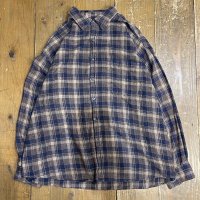 90s FADED GLORY  L/S  flannel shirt   size:2XLNo.9