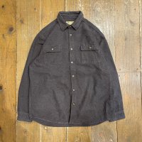 CAN YOU GUIDE L/S Suede shirt  size:XL No.030