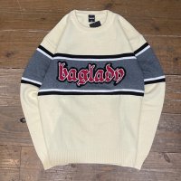BAGLADY - Hardcore Knit Cream/Red 