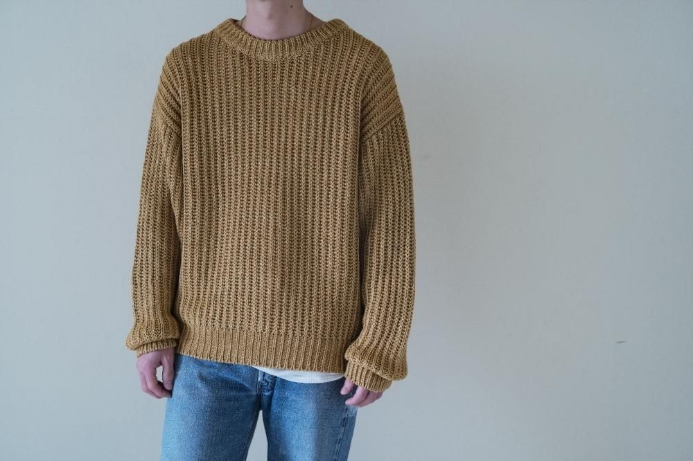 Cristaseya Linen Ribbed 3 Yearns Sweater Cristaseya Linen Ribbed 3 Yearns Sweater
