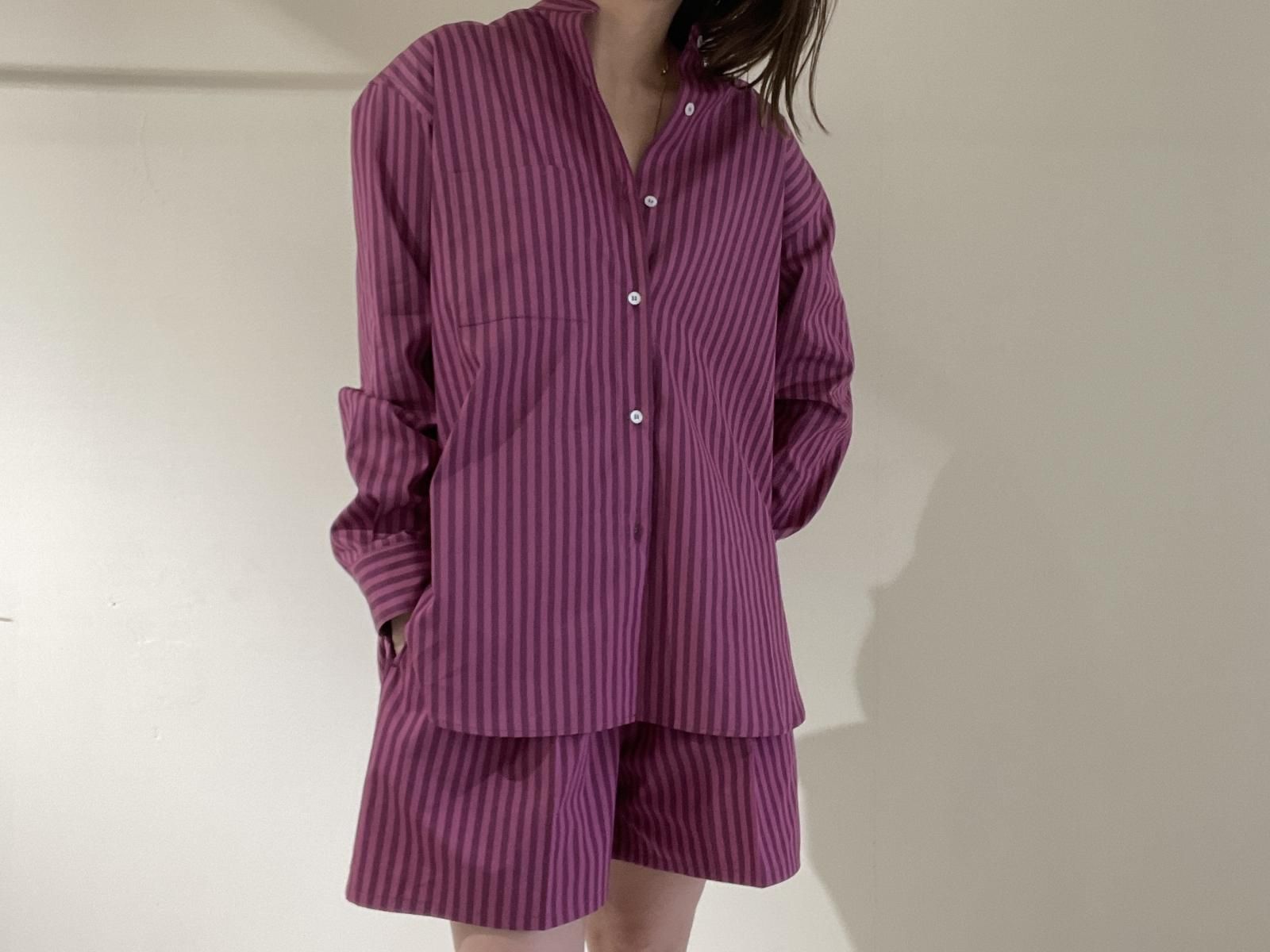トップス cristaseya mao shirt Cristaseya / HANDMADE FRINGED MAO COLLAR SHIRT | THE LIBRARY