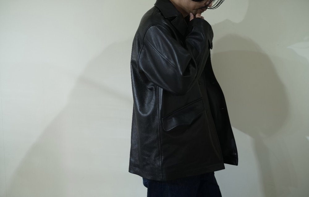 MAATEE&SONS ARMY JACKET (LAMB LEATHER)