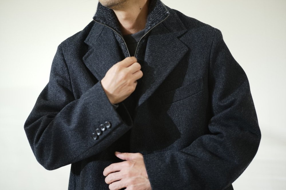 MAATEE & SONS CHESTER FIELD COAT - RAT HOLE