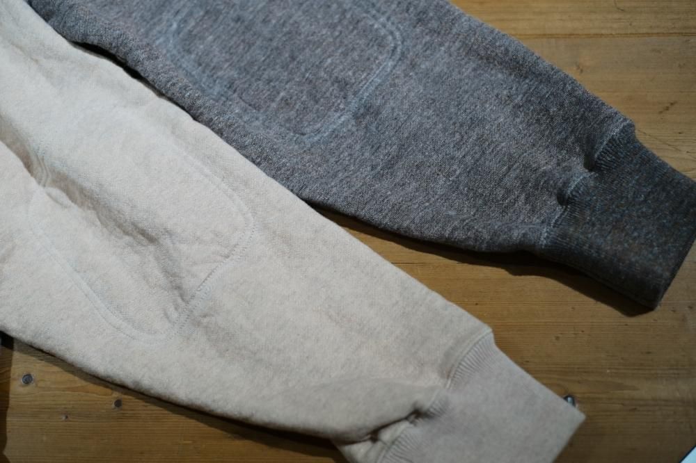 NICENESS DANNY 丸銅スウェットプルオーバー OATMEAL