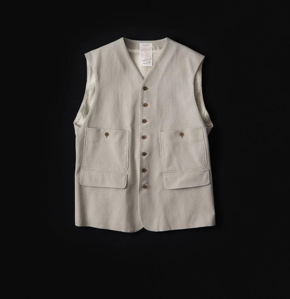NICENESS LYLE クラシカルストライプベスト BEIGE NICENESS LYLE クラシカルストライプベスト BEIGE