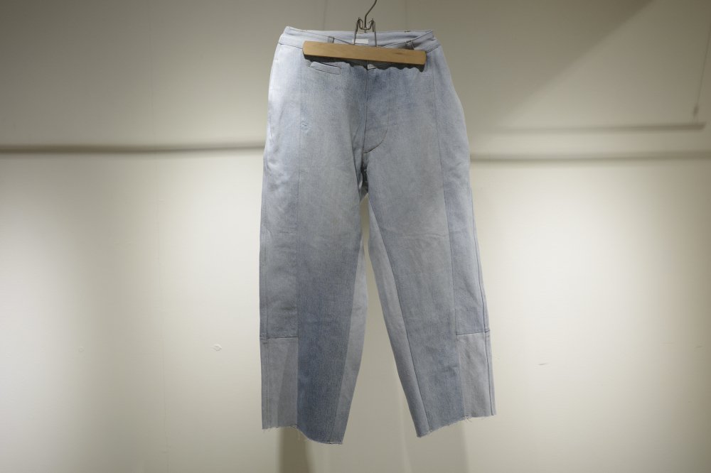 SEEALLReconstructed super buggy slacks denim 