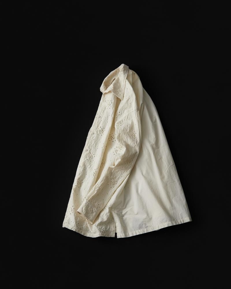 NICENESS GILLAN カットワークシャツ(CREAM) NICENESS GILLAN カットワークシャツ(CREAM)
