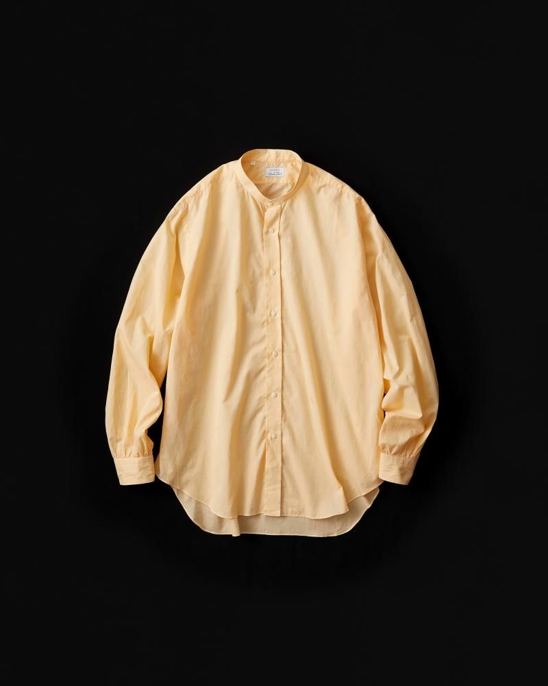 NICENESS TITO N.N.P バンドカラードレスシャツ (YELLOW) NICENESS TITO N.N.P バンドカラードレスシャツ (YELLOW)