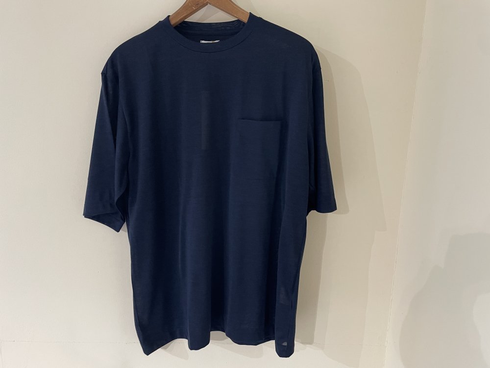 23ssMAATEE&SONS WASHABLE SILK POCKET-TEE