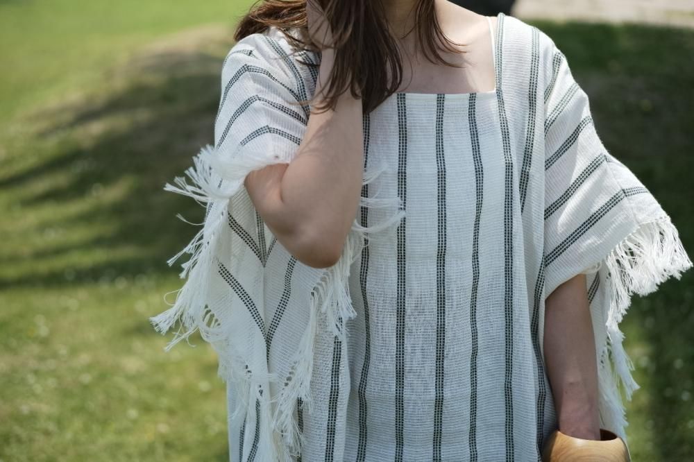 Cristaseya Handwoven Oversized Caftan