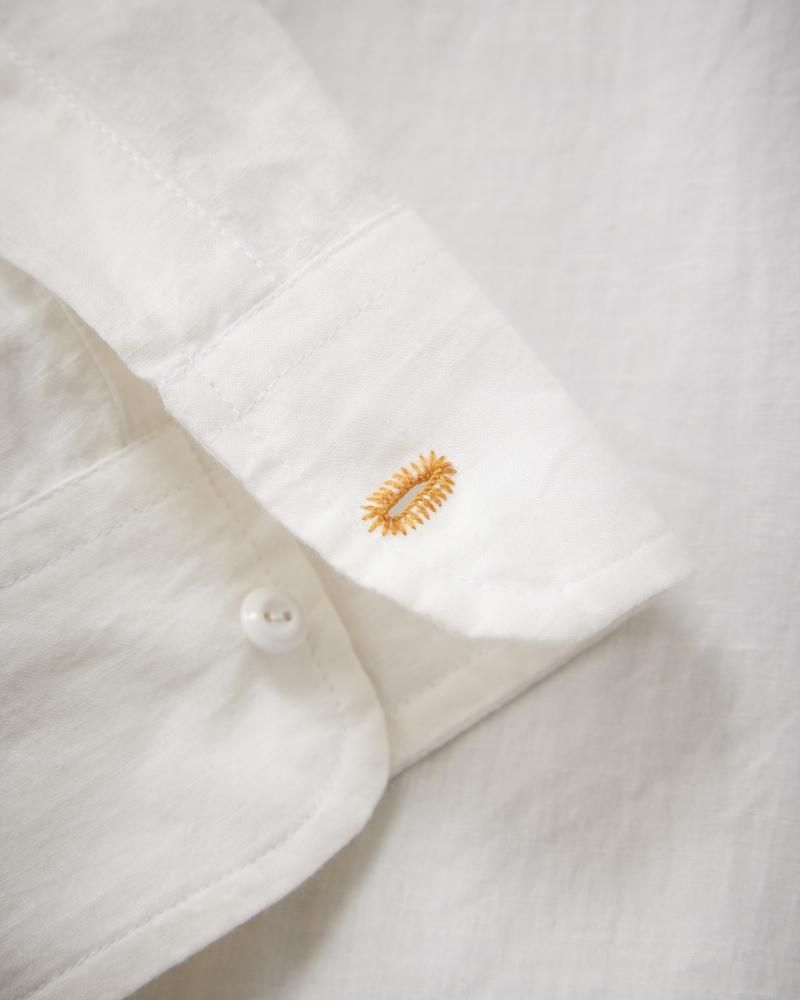 NICENESS CHOCOLATE カディ リネンコットンシャツ NICENESS CHOCOLATE カディ リネンコットンシャツ NICENESS