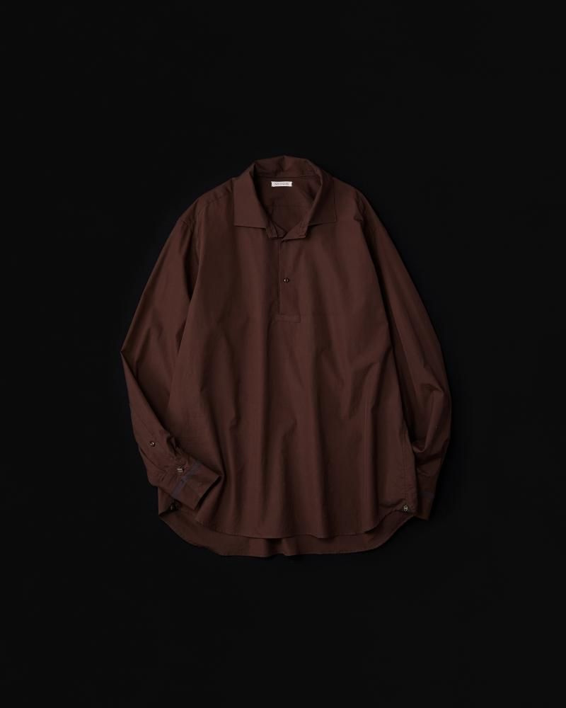 NICENESS GLASCOCK デタッチャブルカラーラガーシャツ ブロード