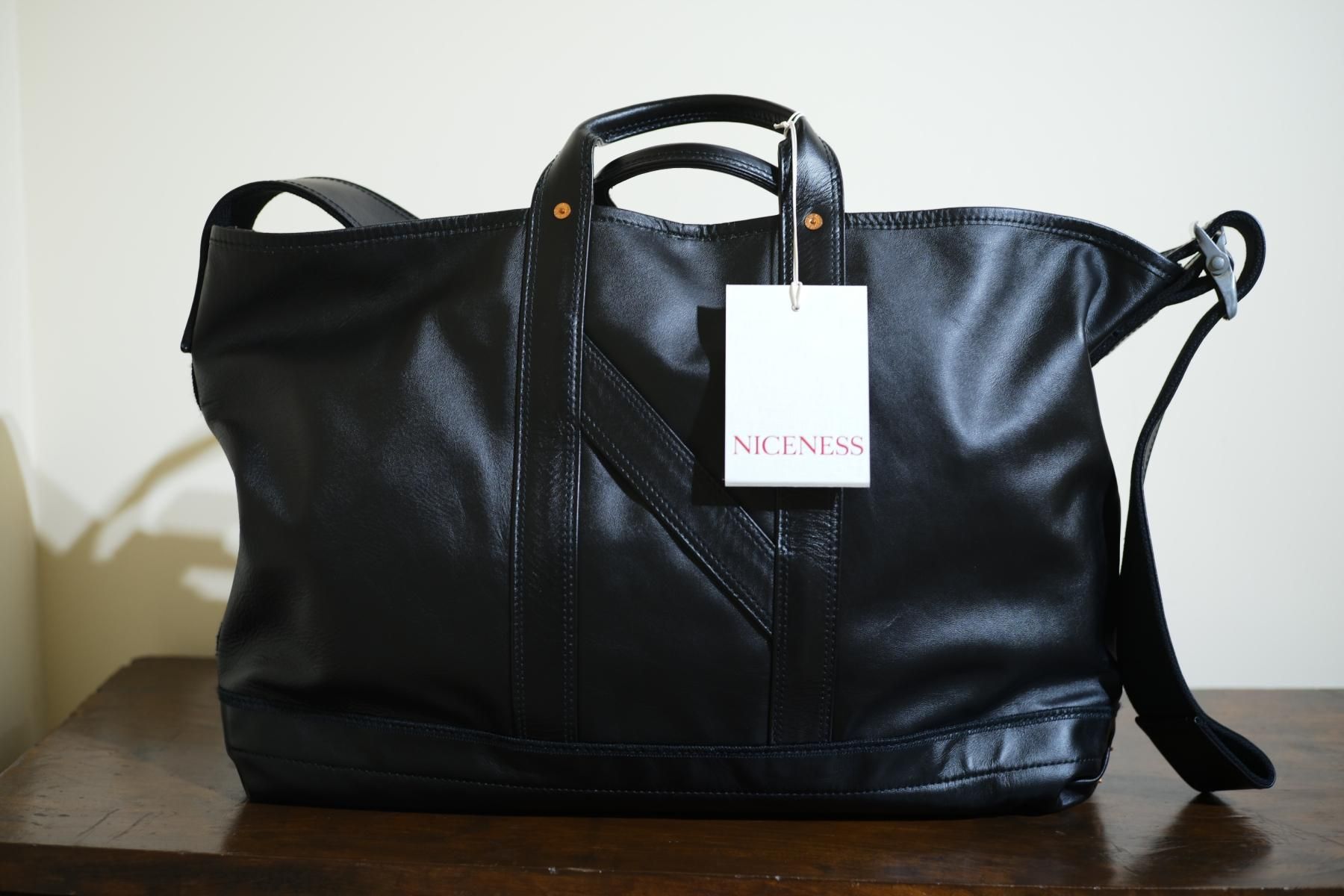 NICENESS H.LEDZ ショルダートートバッグ ホースレザー NICENESS H.LEDZ ショルダートートバッグ ホースレザー