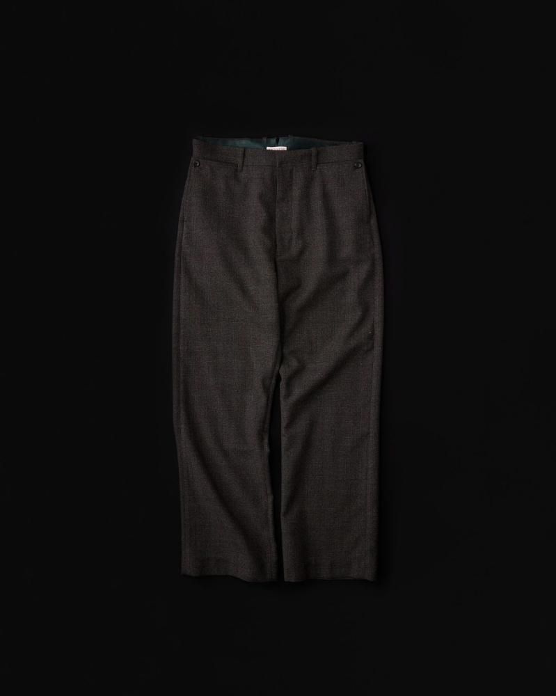 NICENESS WALLER オフィサートラウザー BLACK S NICENESS WALLER オフィサートラウザー BLACK S