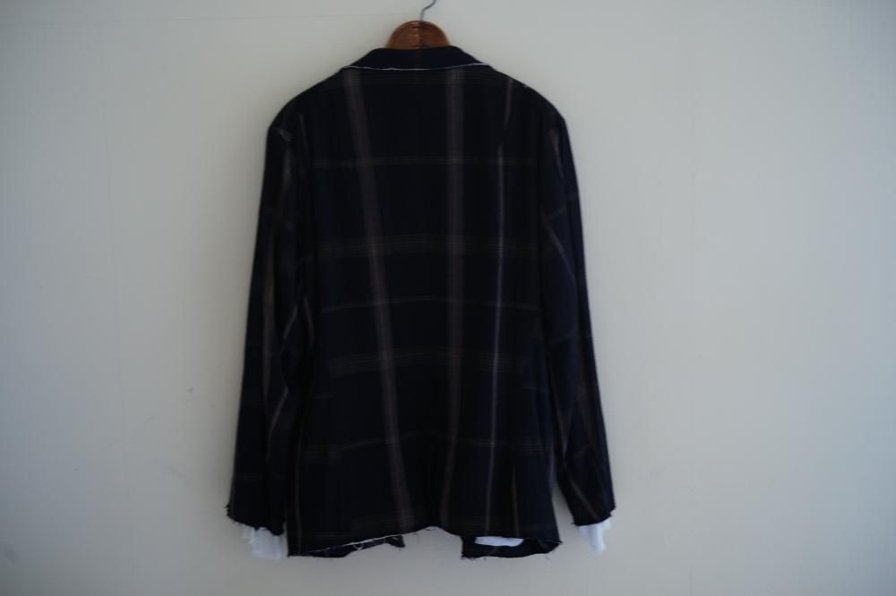 NICENESS LEON ジャケット カディーチェック NAVY