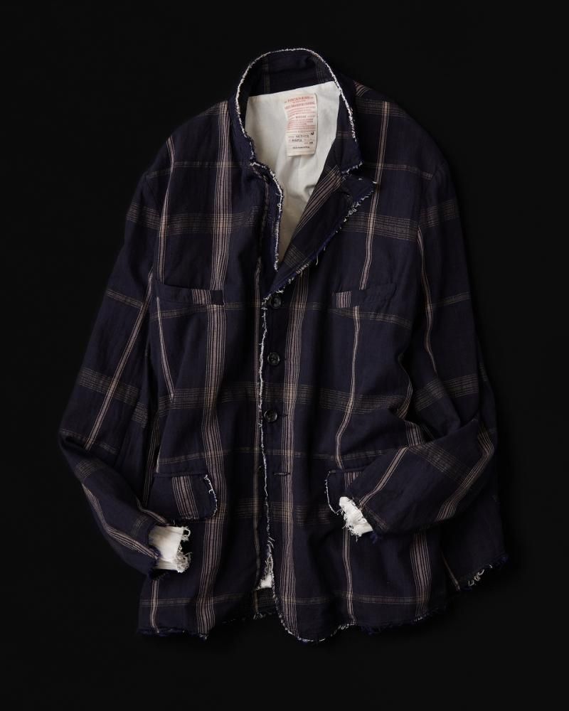 NICENESS LEON ジャケット カディーチェック NAVY
