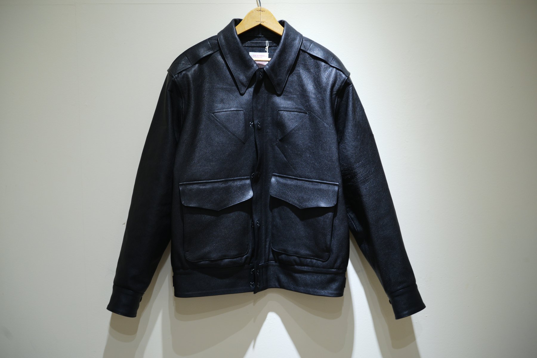 NICENESS FLASH A-2N アヴィエータージャケット BUFFALO LEATHER