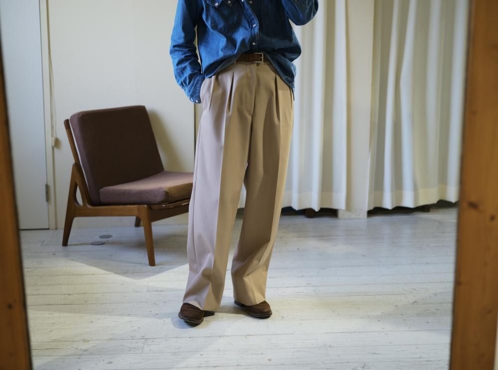 MAATEE&SONS / Jeffery Tweed (L.brwn Check) | twelve|スラックス MAATEE&SONS / Jeffery Tweed (L.brwn Check) | twelve|スラックス