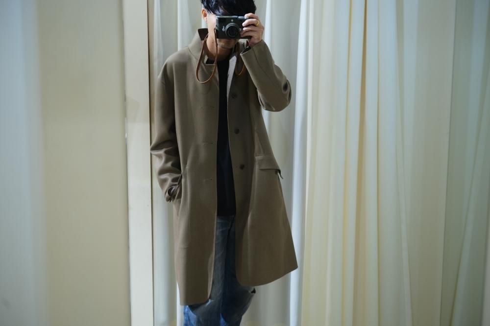 ふるさと納税 NICENESS H.FLETCHER リバーシブルフロックコート Wウーステッド ジャケット・アウター