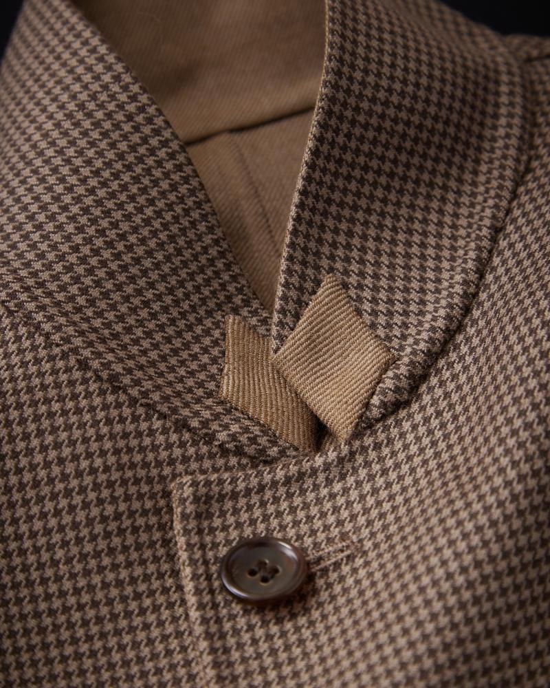 NICENESS H.FLETCHER リバーシブルフロックコート Wウーステッド