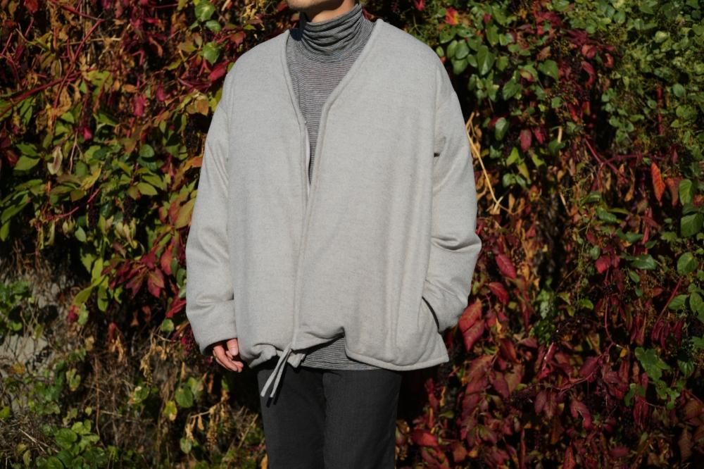 SEEALL HAND SLAB CARDIGAN 2 （L相当） 生成り SEEALL HAND SLAB CARDIGAN 2 （L相当） 生成り SEEALL HAND SLAB