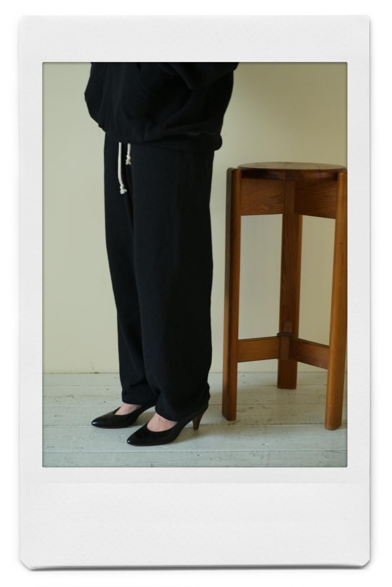 NICENESS AFU シルクスウェットパンツ(BLACK)