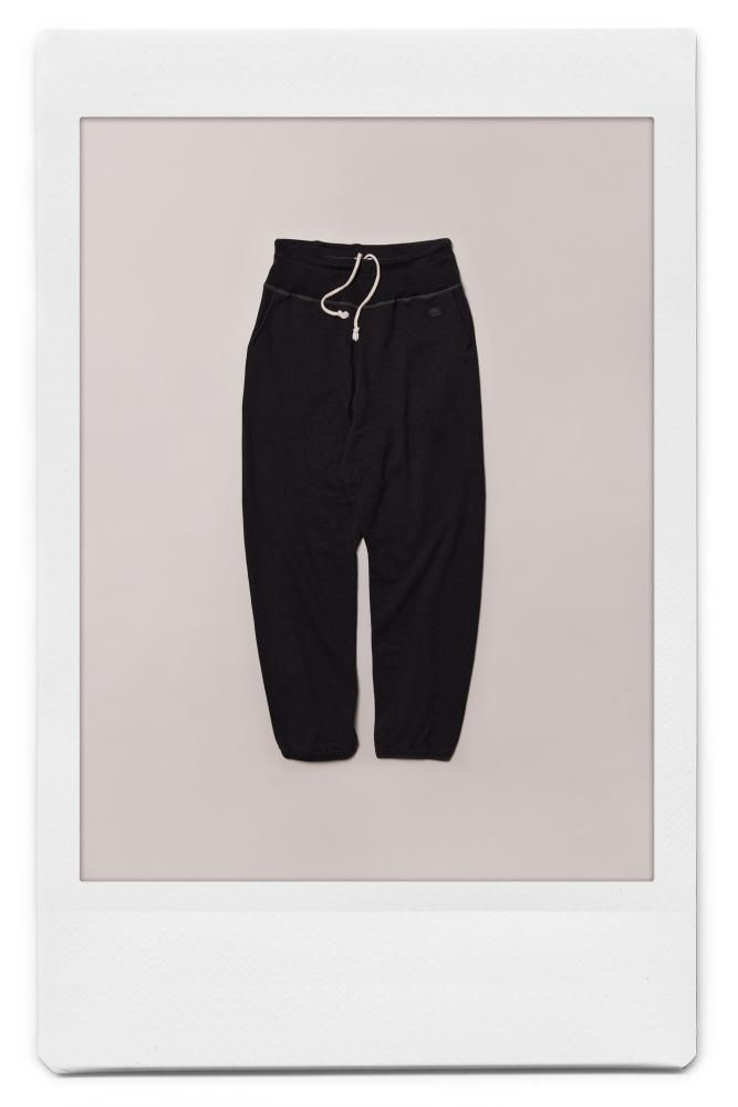 NICENESS AFU シルクスウェットパンツ(BLACK)