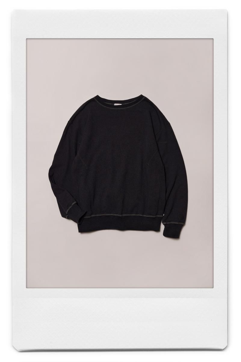 NICENESS SKID シルクスウェット プルオーバー(BLACK) NICENESS SKID シルクスウェット プルオーバー(BLACK)