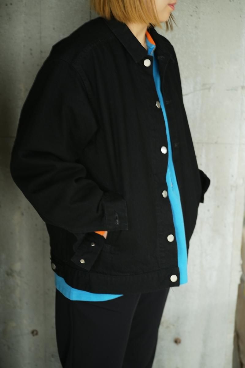 REVERBERATE DENIM JACKET BLACK